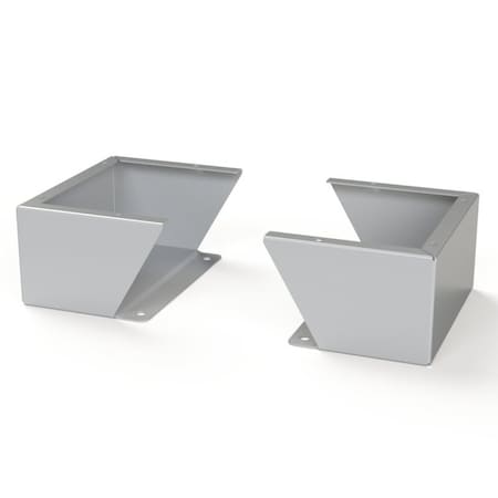 Saginaw Control & Engineering Floor Stand Kit, 6 in. H x 12 in. W x 9.12 in. L, Carbon Steel, 1 PR SCE-FK0612